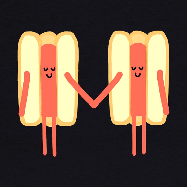 Hotdogs in love. by gpam